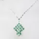 Small Cross - Viridiana-Silver Chain - 2
